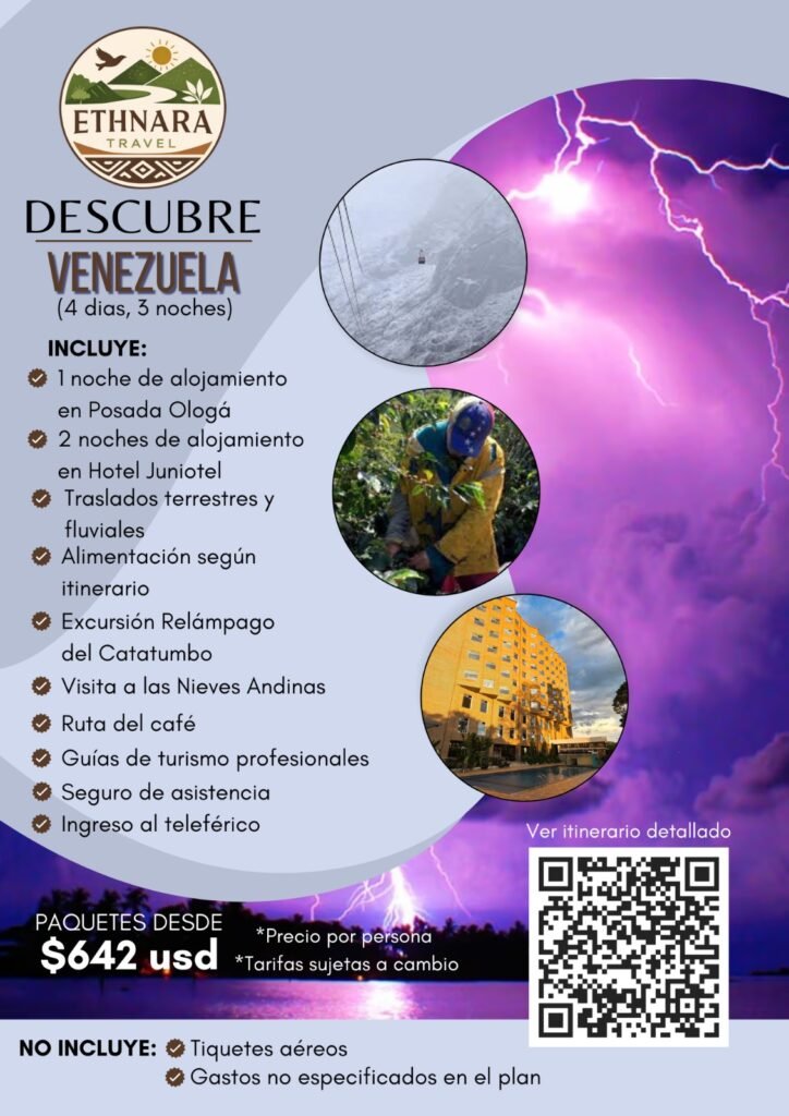 Venezuela: Relámpagos, nieve y café. venezuela